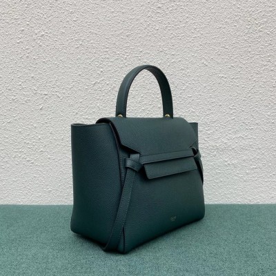 Celine Micro Belt Bag In Amazone Grained Calfskin