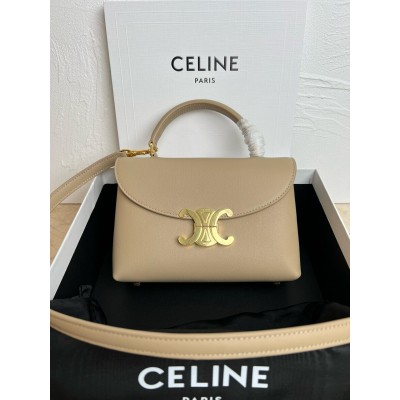 Celine Nino Teen Bag in Beige Supple Calfskin